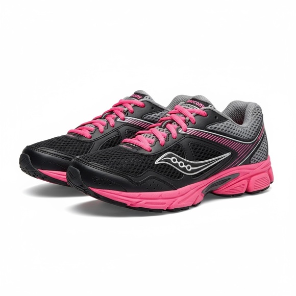 Saucony ☀︎︎ Cohesion 10 LTT Running Shoes Sneakers ☀︎︎ Black Fuchsia ☀︎︎ 5M ︎37 - Picture 15 of 16